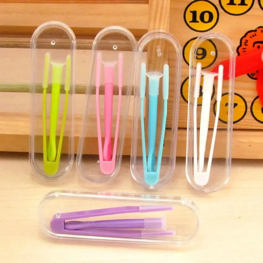 5set Protable Contact Lenses Tweezers Suction Stick Contact Lens Inserter Remover Mini Tweezers Clamps Tool Eyewear Accessories