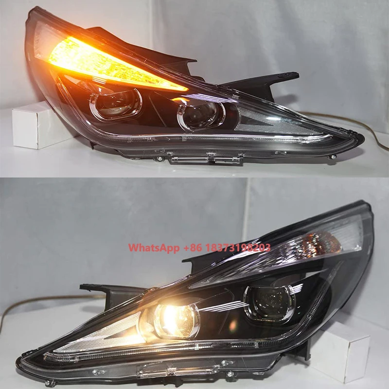 

Для Hyundai Sonata I45 Sonata YF светодиодная лента налобный фонарь передний свет 2009-2014 лет TLZ