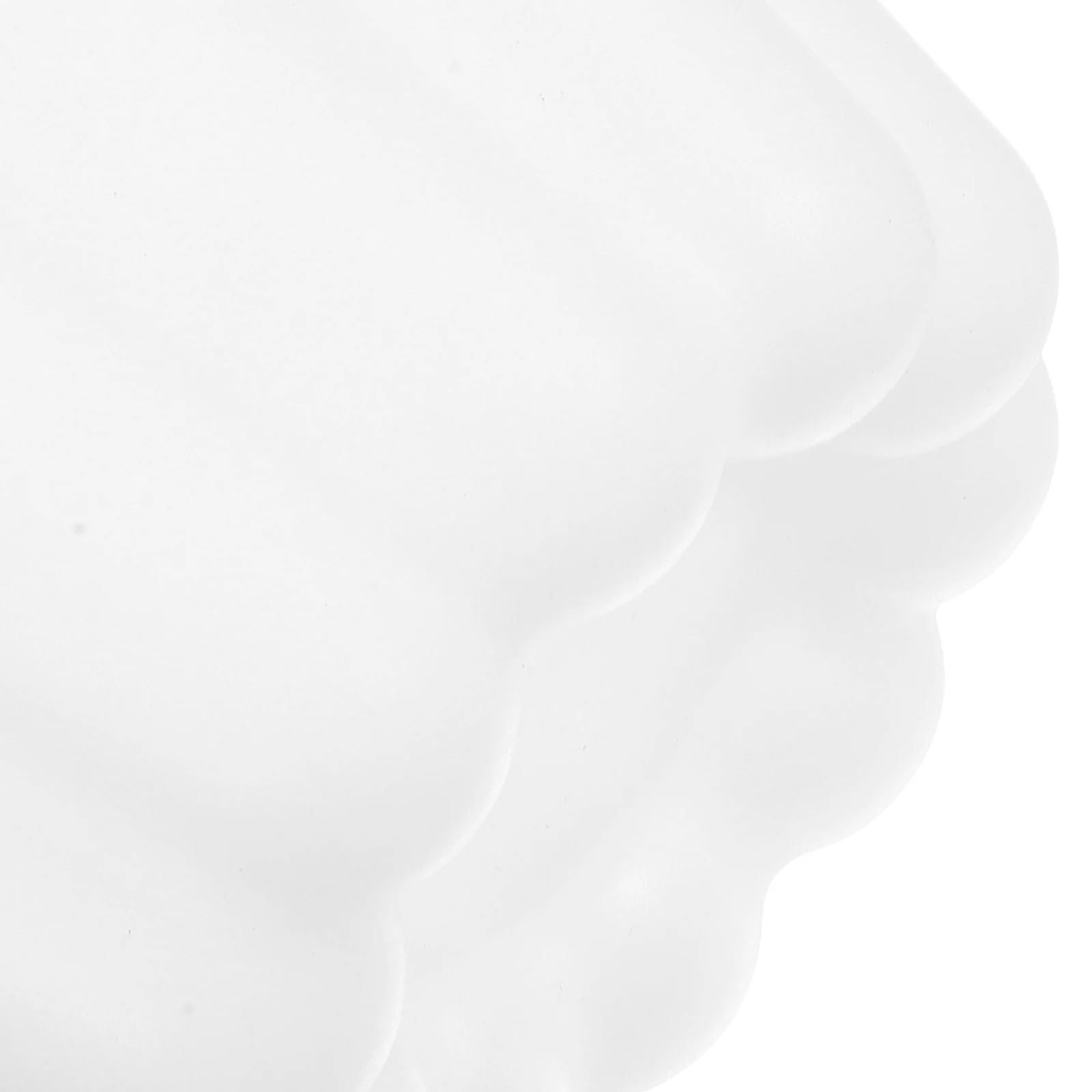 

White Acrylic Lampshade Pudding Shape G9 Metal Interface Easy to Clean Replacement for Table Lamp Chandelier Living Room Ceiling