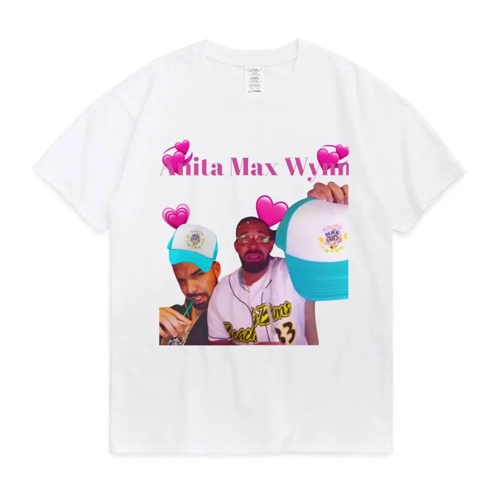 Rapper Drake Anita Max Wynn T Shirt Men Women Clothes Funny Graphic T Shirts Hip Hop Fashion Short Sleeve T-shirt Streetwear