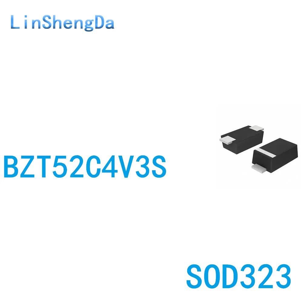 

SMD диод регулятора напряжения BZT52C4V3S 4,3 в SOD323 0805 W6 1 диск 3K = 130 юаней