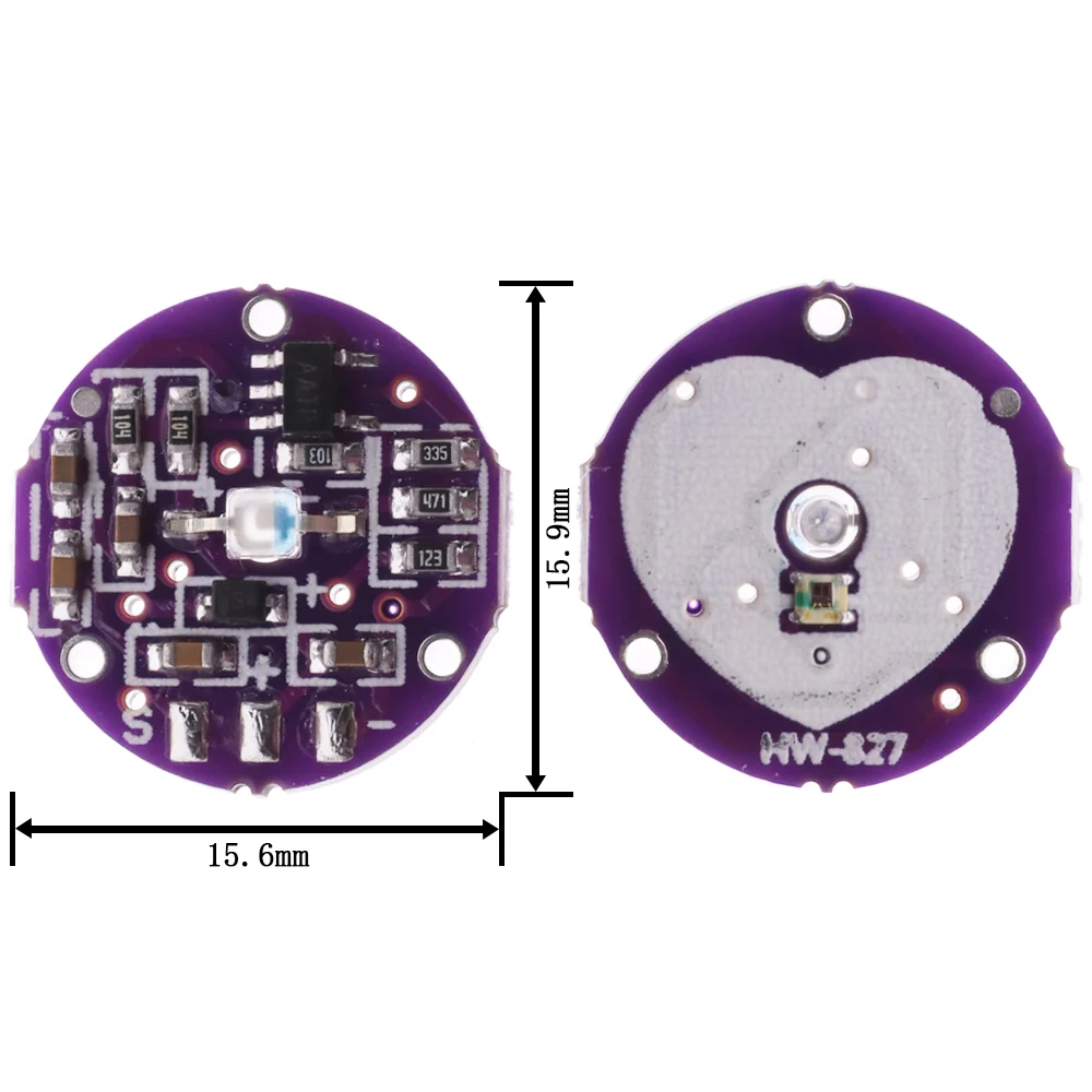 Pulse Heart Rate Sensor Module DC 3.3V 5V for Arduino Compatible With Bluetooth Development Pulsesensor With Fitting Diy Kit