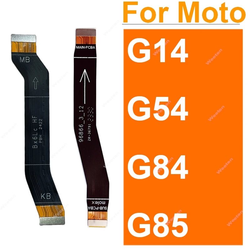 Mainboard LCD Flex Cable For Motorola MOTO G14 G54 G84 G85 XT2427-3 PAYF0010IN XT2343-1 Motherboard Flex Ribbon LCD Flex