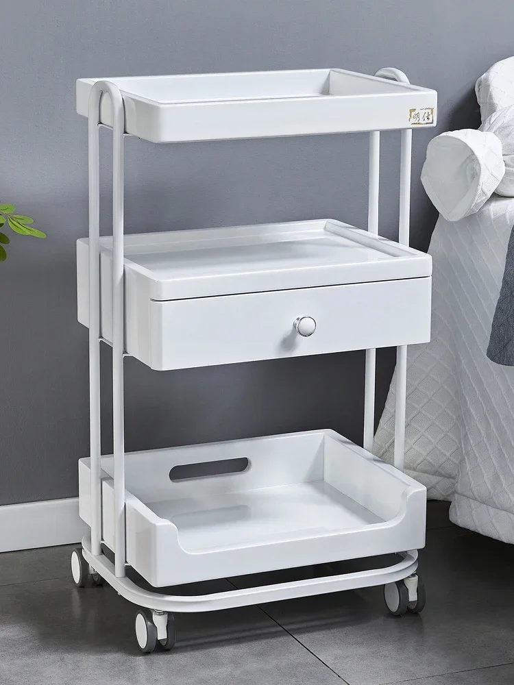 Luxury Beauty Car Beauty Salon Special Mobile Eyebrow and Nail Embroidery Tool Car SPA Storage Shelf