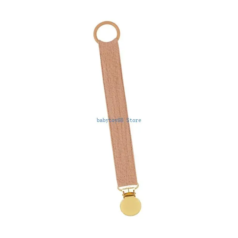 

Y4UD Cotton Pacifier Holder Chain Baby Pacifier Clip Strap for Infant Soothing Toy