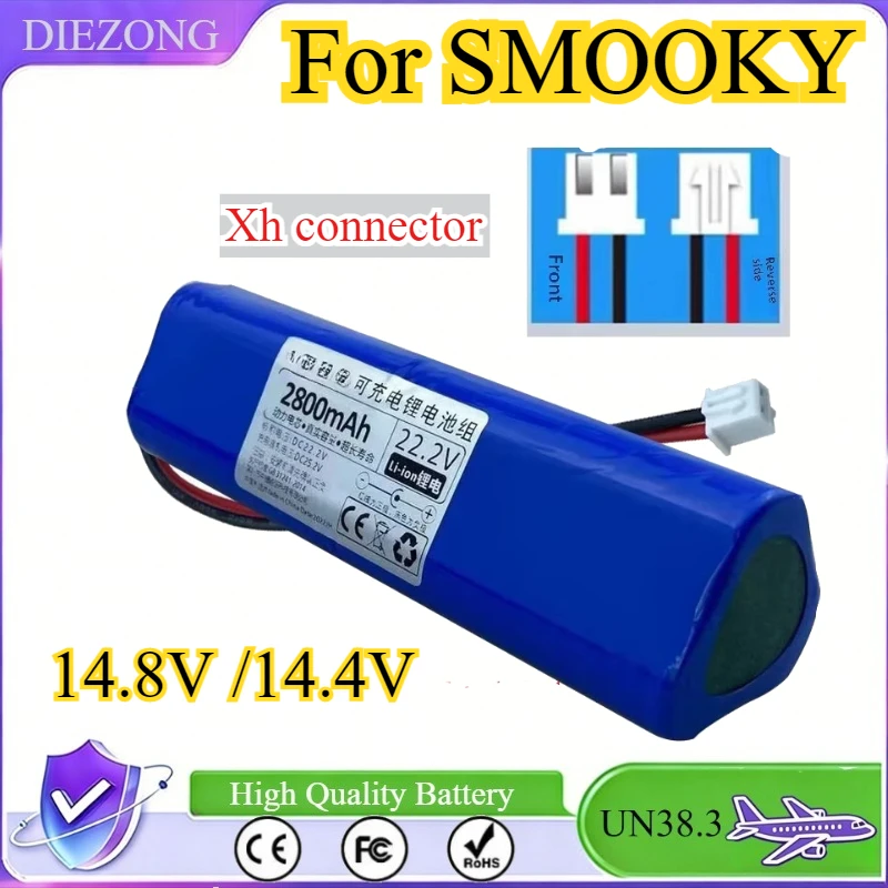 

For SMOOKY Fascia Gun Battery Massage Machine 21.6V Universal 25.2V Yunmai Li-Ion Battery Pack 2800mAh High Capacity Bateria