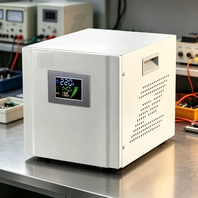5KVA TND Single Phase Servo Voltage Stabilizer 90-260V Input 220V Output High Precision Automatic Industrial