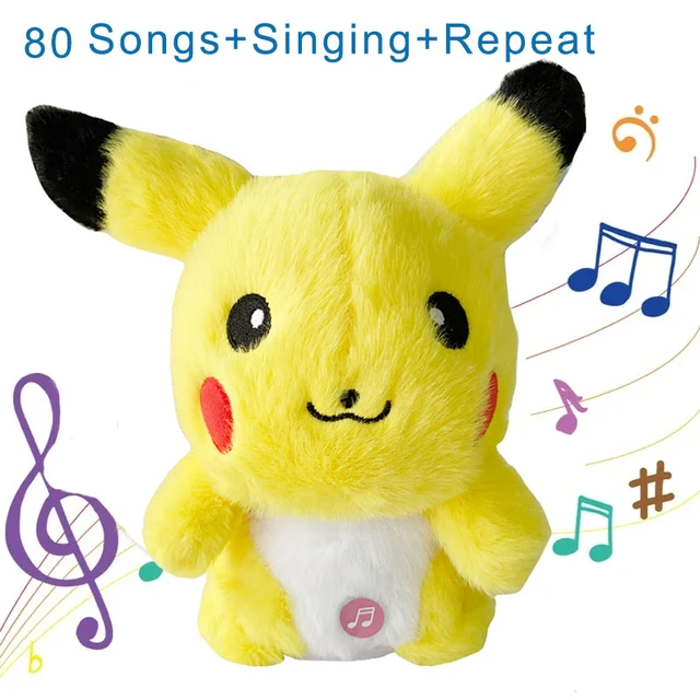 Talking pikachu fashion plush