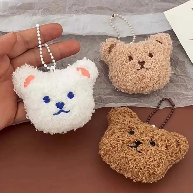 Jolies poupées en peluche d'ours mignon, breloques d'anime, clé de dessin animé, pendentif de sac JOSoft, jouet en peluche, accessoire de confrontation