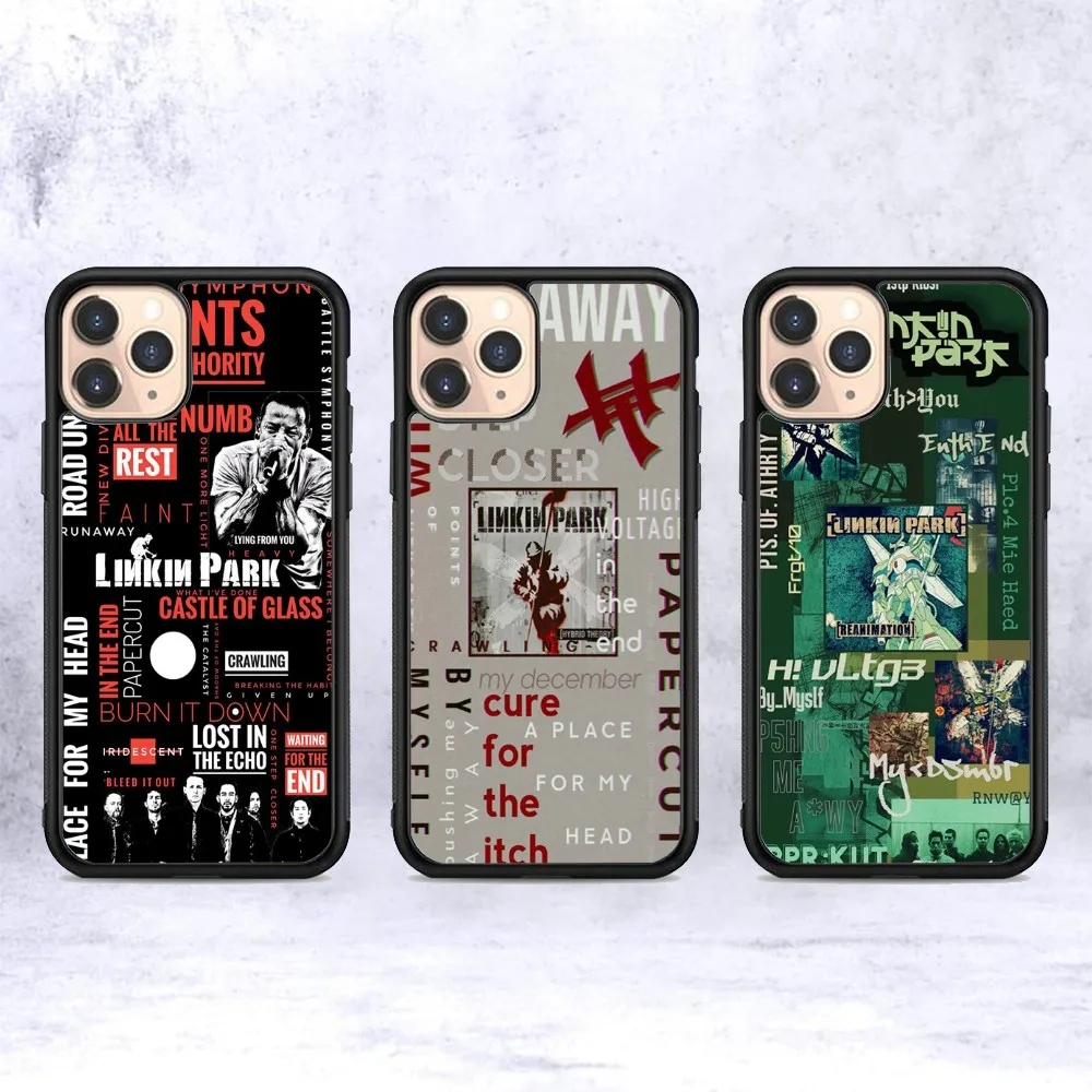 Band L-Linkins Cool P-Parks Phone Case Silicone PC+TPU For For IPhone 11 12 13 14 15 16 Plus Pro Max Cover