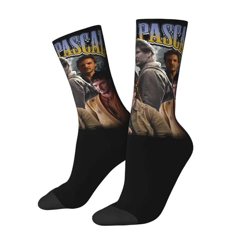 Homage Pedro Pascal Dress Socks Mens Womens Warm Fashion Novelty Crew Socks