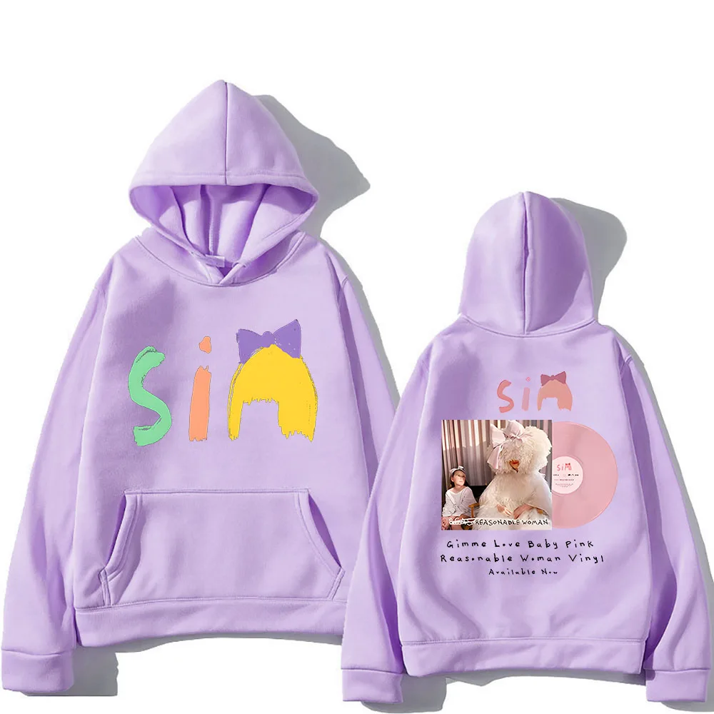 Sia Furler-Sudadera con capucha para Mujer, Ropa gótica de manga larga con estampado gráfico de Hip Hop, cómoda, Vintage, suave