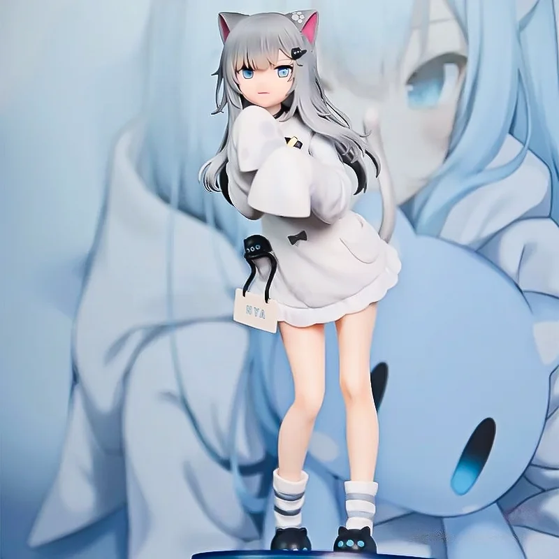 

Милое кошачье ухо, красивая девушка, виртуальный идол, оригинальная картина, мяу Мяу, кошка, женская фигурка, анимация, двумерное украшение на шасси