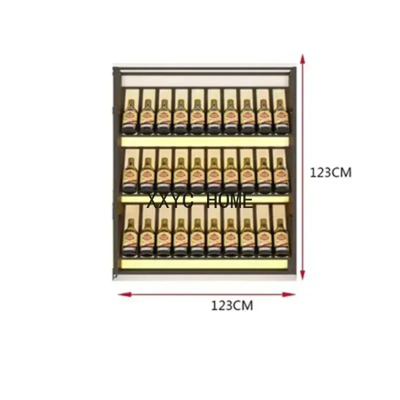 Маленькая угловая полка для шведского стола, полка для вина, клубная металлическая уникальная погребная винная шкаф, современная розничная мебель Cremalheira De Vinho