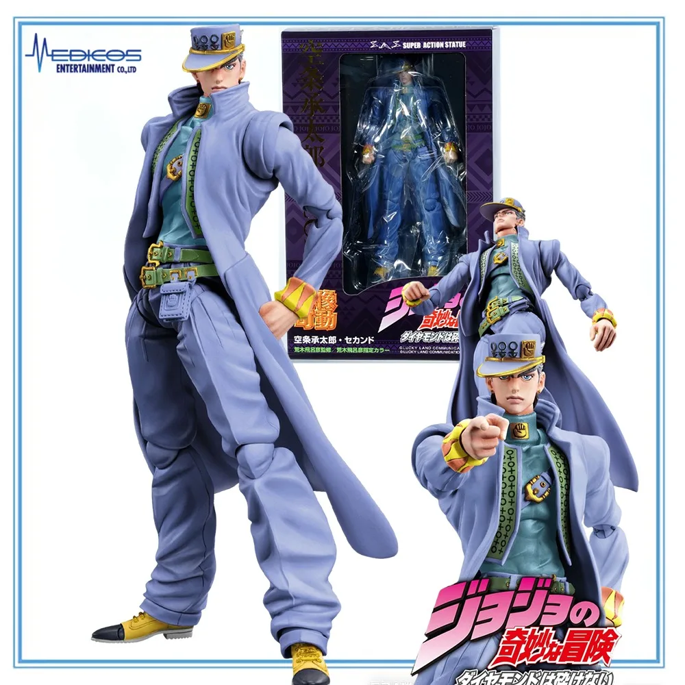 

100% Оригинальная фигурка Medicos Entertainment Super Action Statue Diamond Wa Kudakenai Kujo Jotaro, вторая модель, игрушка, гаражный набор (в наличии)