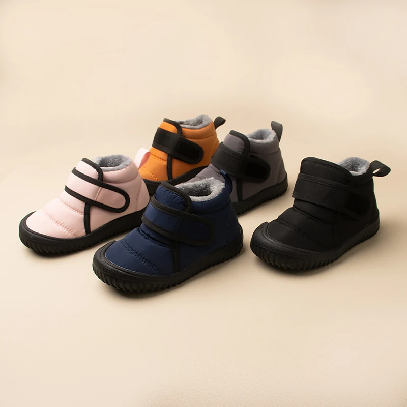 Winter Neue Kinder Outdoor Rutschfeste Wasserdichte Weiche Plüsch Langlebige Schneestiefel E8218 – Detail 4