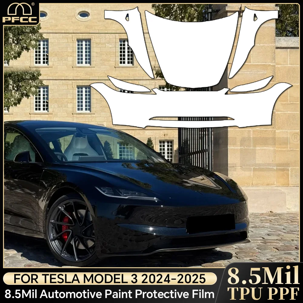 

Pre-Cut Clear PPF 9Mil TPU For Tesla Model 3 Highland Performance 2024 2025 Paint Protection Film Car Anti-scratch Repairable