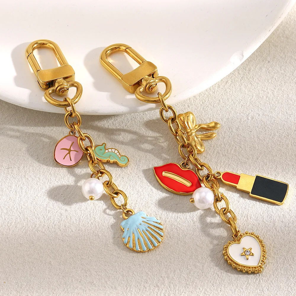 

2 шт./лот, брелок-подвеска из нержавеющей стали, аксессуары