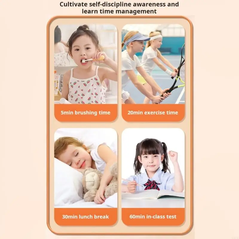 G92C Count Down Timer For Baking Sports Learning With Clear Display Plastic Construction