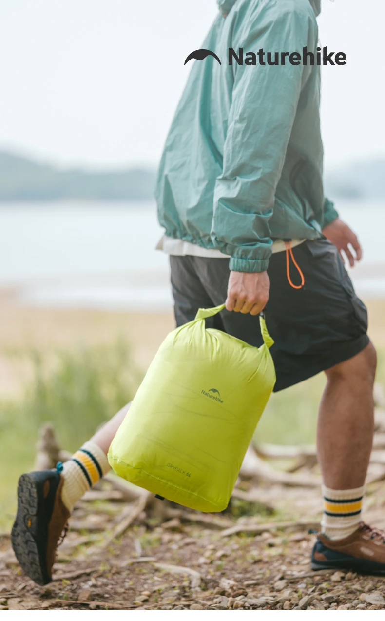 Naturehike 2L 4L 8L Wasserdichter Trockensack Nylon Camping Schwimmen Rafting Kajak Tasche Geschäftsreise Aufbewahrungstasche – Detail 1
