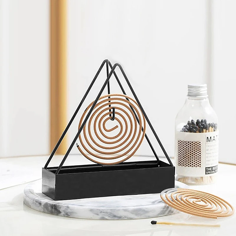 1pcs Mosquito Coil Holder Incense Holders Coil Incense Burner Frame Modern Repellent Incense Rack for Household Bedroom Patio