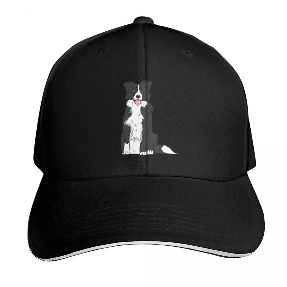 

Border Collie Baseball Cap Bobble Hat Ball Cap hiking hat Women's Hats For The Sun Men's