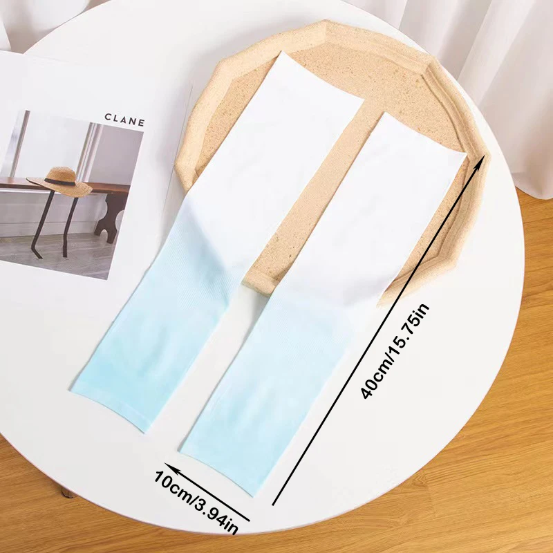 Быстросохнущие солнцезащитные нарукавники UPF50+; Дышащая ледяная ткань для бега; Длинный чехол для занятий спортом