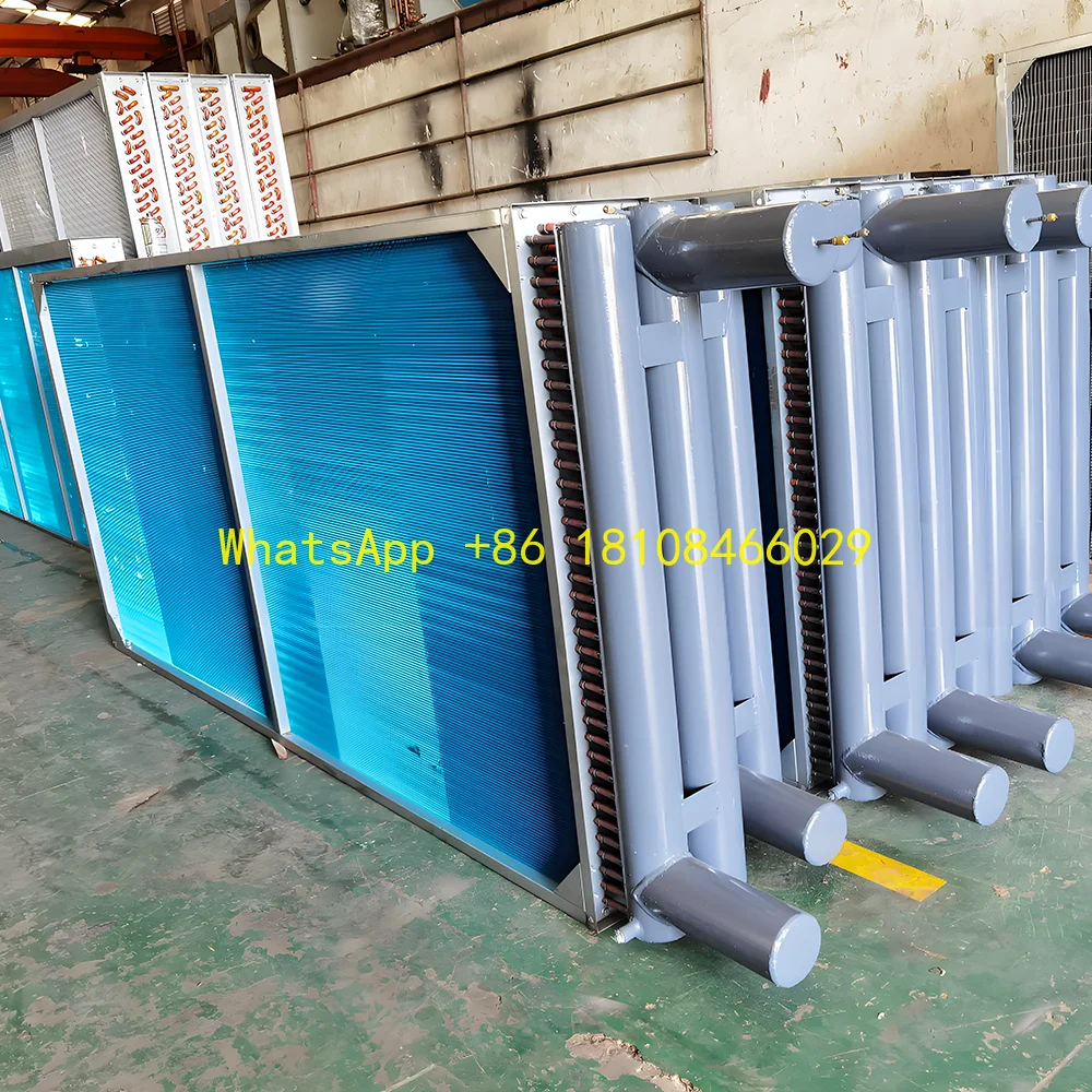 Preço de fábrica aleta de alumínio hidrofílica resistente à corrosão refrigerador de propriedade sistema de ar fresco de ar condicionado central