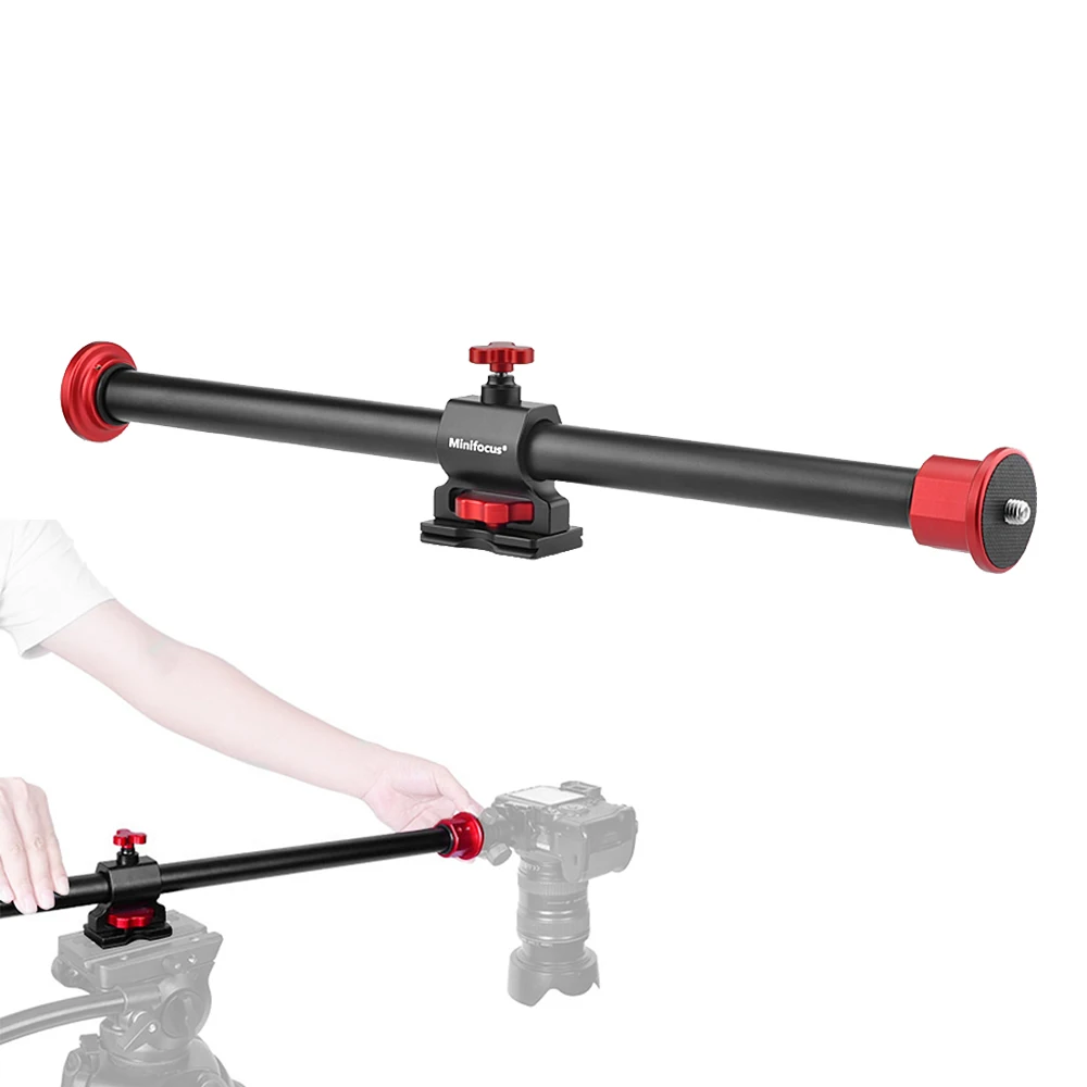 

Tripod Boom Arm 19.5" Horizontal Center Column Extension Aluminum Rod for Camera Overhead Photography Macro Low-Angle Shooting