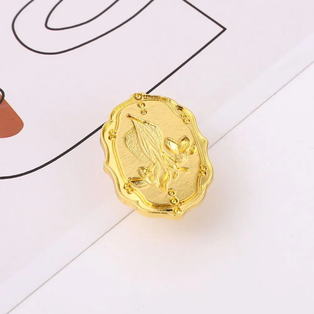 DIY Tool Butterfly Wax Seal Stamp Snowflake European-style Retro Sealing Wax Stamp Head Removable Mini