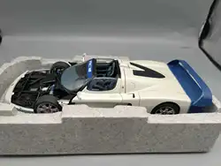 Autoart 1:18 MC12 Blue White Alloy Fully Open Simulation Limited Edition Alloy Metal Static Car Model Toy Gift