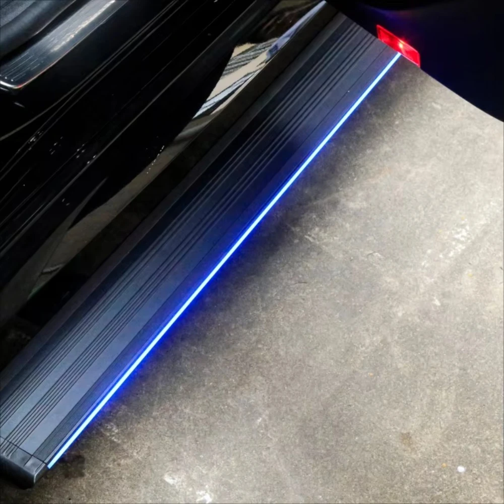 Retractable Led Light Power Automatic Electric Pedal Car Running Board  Side Steps for X6 X7 Q5 Q7