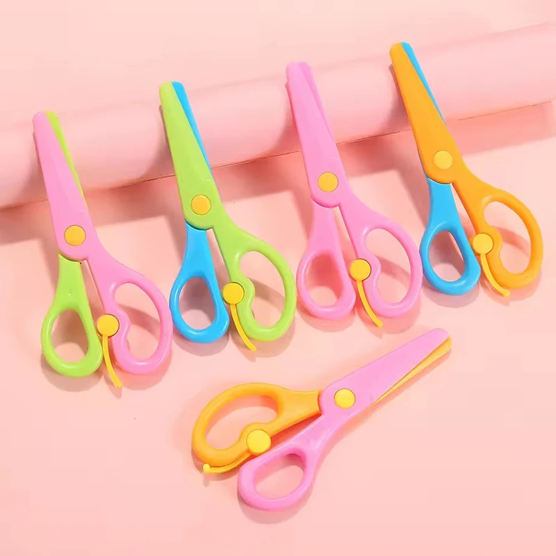DIY Kit Random Colors Pipe Cleaner with Plastic Scissors Flexible Twisty Chenille Stem Suitable for Handmade Gift Decoration ZYF