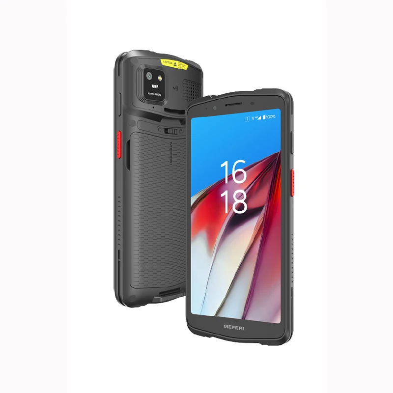 MEFERI ME61 6 ''NFC 4G Genggam Android PDA Pemindai Kode Batang Genggam Nfc Pdas Terminal Pengumpulan Data Industri PDA