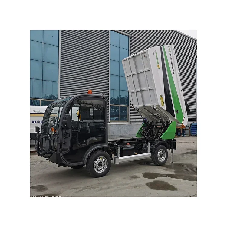 YANO Easy Operation Multifunction Refuse Collector Truck big electric 4 wheels rubbish truck