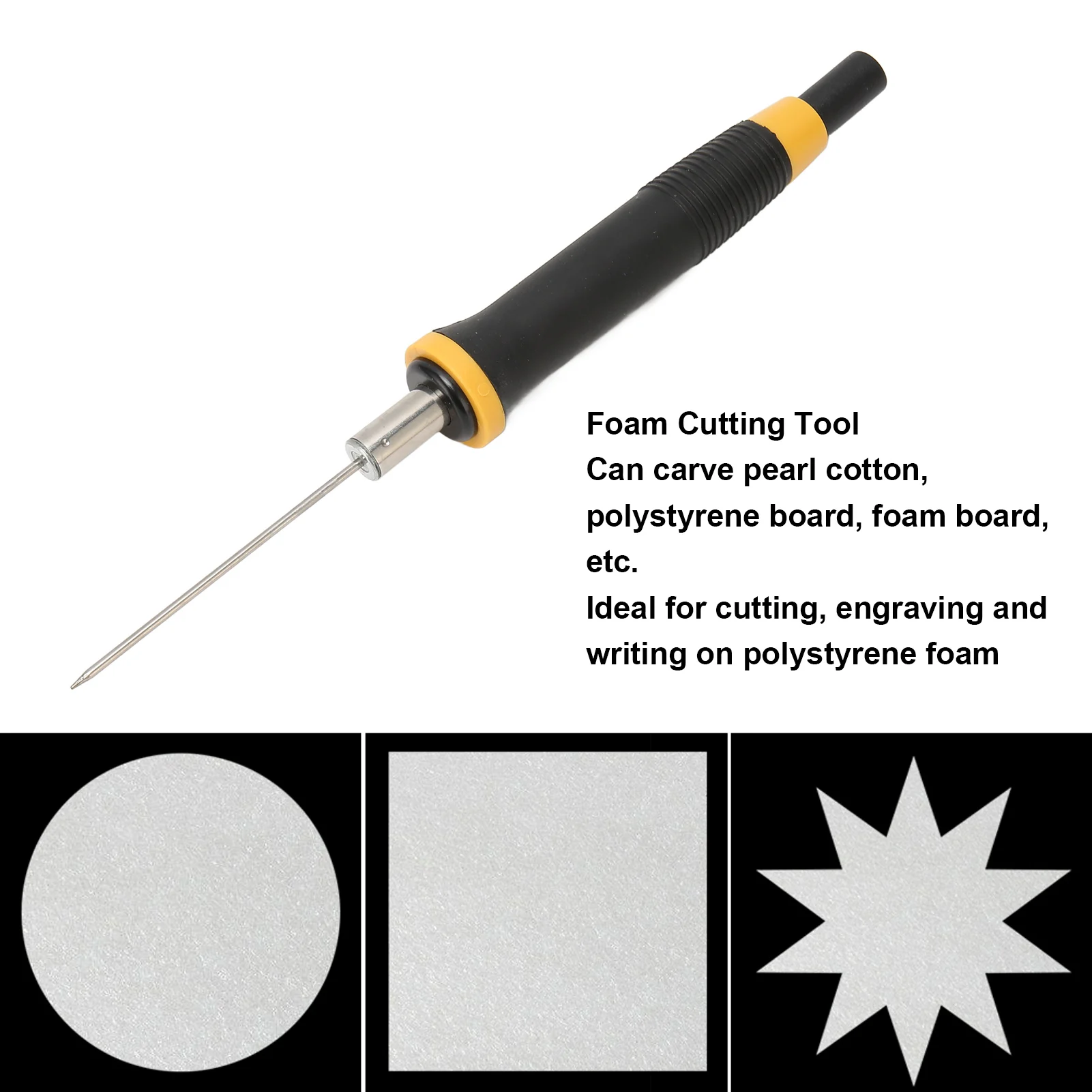 

Foam Cutter Hot Knife Foam Cutter Smoothly Cut 12V 3A Foam Cutter Pen Electric Styrofoam Cutting Tool for Cutting Engraving