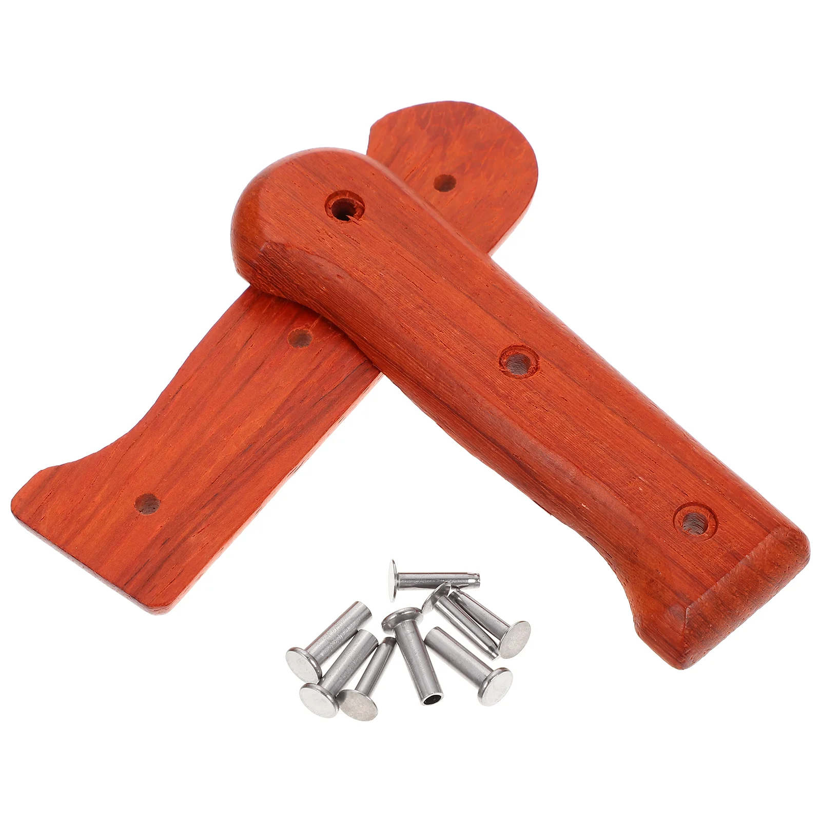 Chef Knife Kitchen Handle Knifes Grip Wood for Accessories Accessory Brown