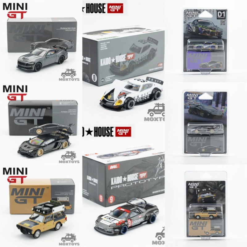 

Модель автомобиля MINI GT 1:64 GR Supra Range Rover 1981 Camel Aventador Mustang Fairlady Z NSX (литая под давлением)