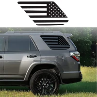 Pegatina decorativa con bandera de EE. UU. para ventana lateral de coche, pegatina de cubierta para accesorios externos de 4 jugadores, pegatina para coche