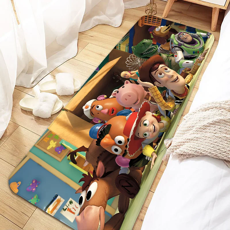 

Cartoon Disney Toy Story Door Mat Entrance Non-slip Washable Kitchen Carpet Living Room Hallway Rugs Bathroom Bath Door Mats