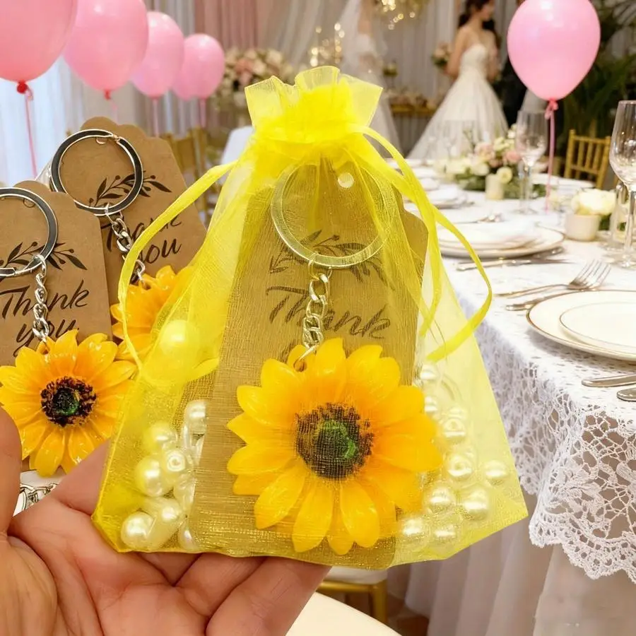 1/5/10/20/50/100pcs Gift for Her/Him: Sunflower Halloween Party Favor Bags Mixed Color Mini Items Daughters Friends For Father B