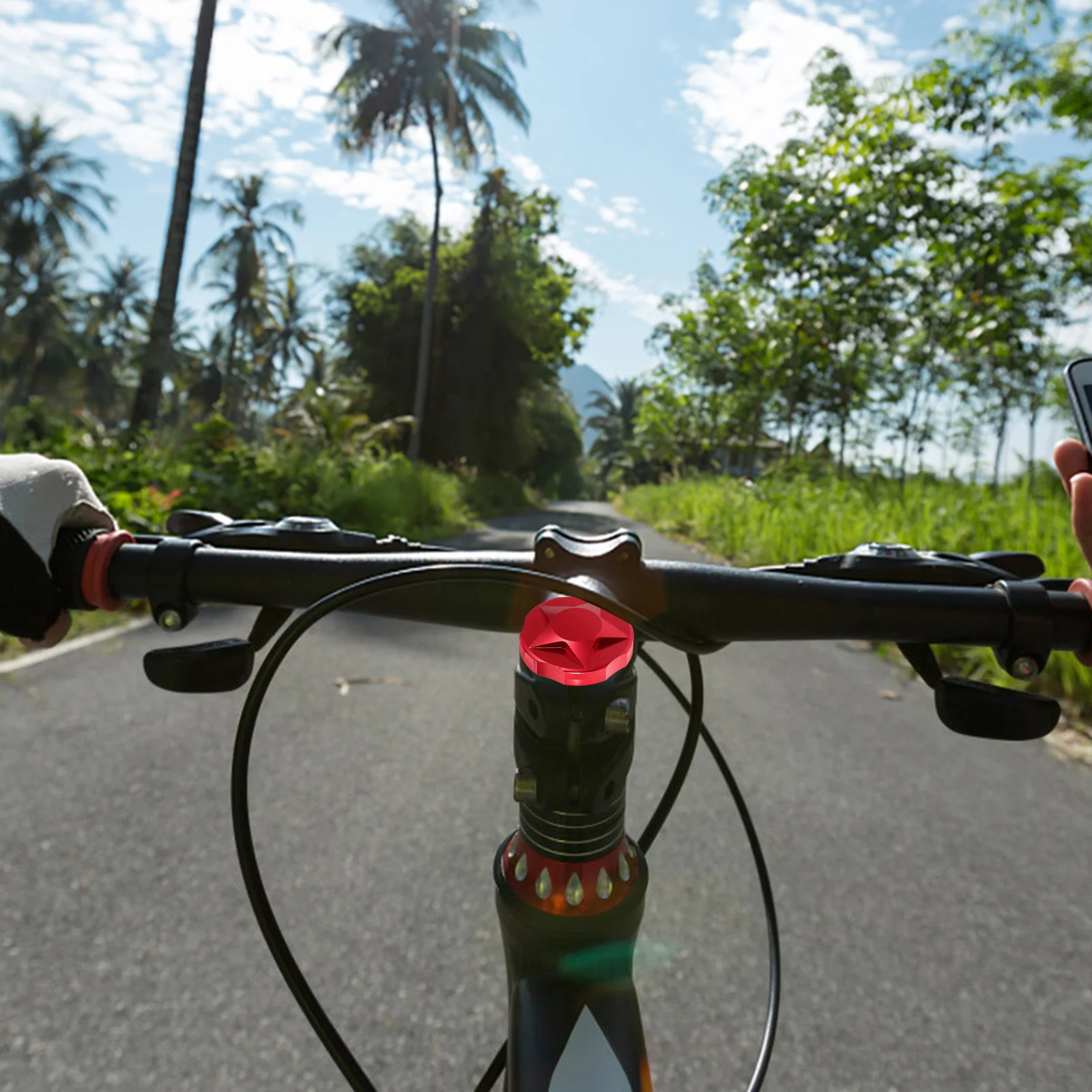 

1pcs Front Fork Cap Bicycle Air Gas Shoulder Cover Durable Aluminum Alloy Mountain Bike Suspension Protector Shock Absorber