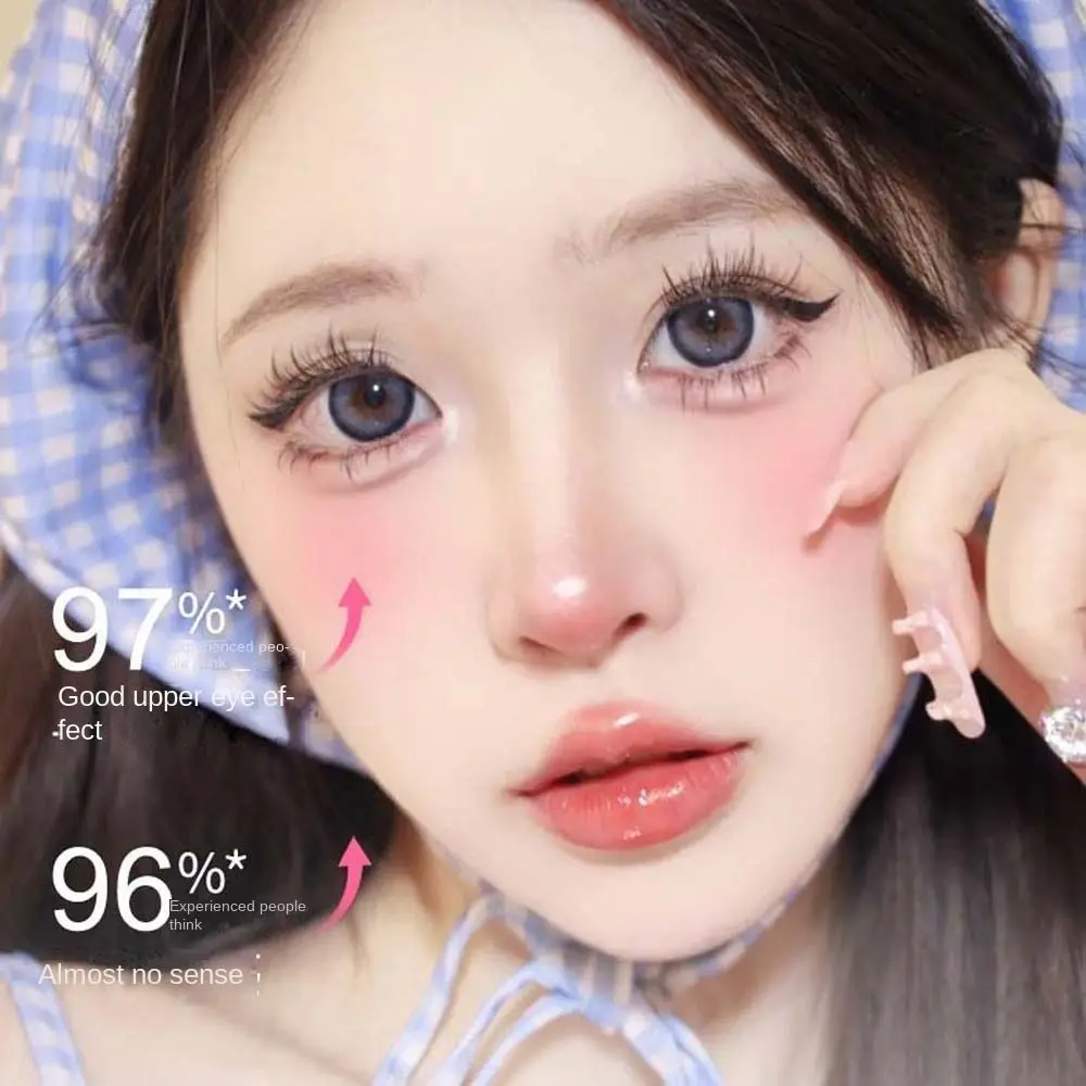 Cílios postiços segmentados l curvados, faça você mesmo, oblíquos, alados, individuais, reutilizáveis, grande capacidade, extensões de cílios