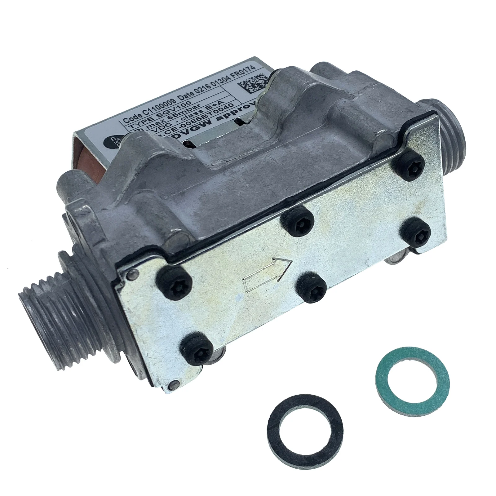 C1100009ชิ้นส่วนหม้อไอน้ำก๊าซวาล์ว SGV สำหรับ Ferroli เครื่องทำน้ำร้อนชนิด Domiproject, Domitech, Divatech (39841320 36803260)