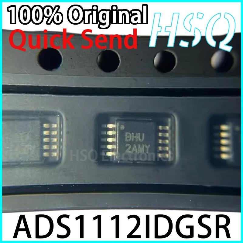 1PCS ADS1112IDGSR ADS1112 1113 1114 1115 1118 IDGSR BHU VSSOP-10 Original Genuine Analog-to-digital Converter Chip New Stock