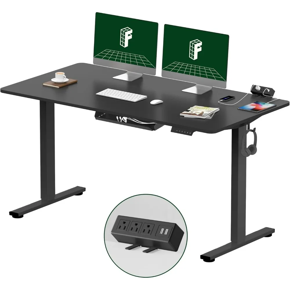 Electric Height Adjustable Standing Desk ,Whole-Piece Board Memory Controller Home Office Desk