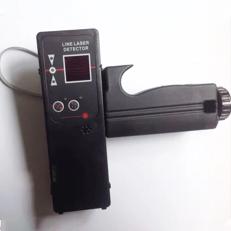 Rilevatore ricevitore di livello laser con display LCD retroilluminato su due lati della linea di impulso Ricevi raggio verde rosso per esterni
