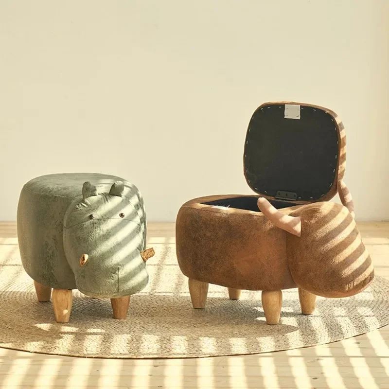 Creative Sheep Footrest for Entryway,  Creative Shoe Bench, Adorable Dressing Stool