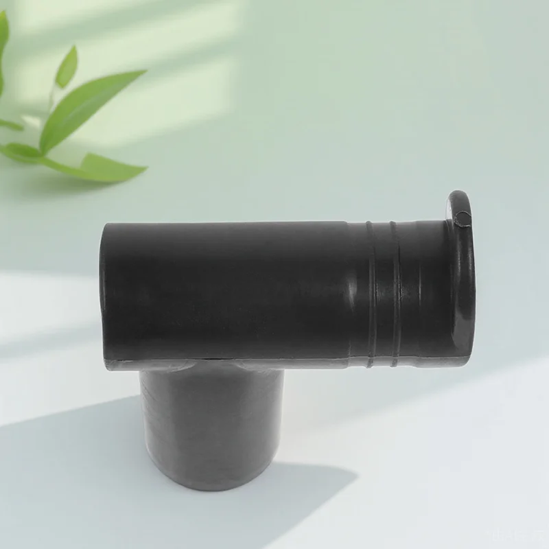 

End Supports for Closet Rod Clothes Drying Rack Connector Black Hanger Stoppers