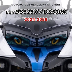 Motorcycle Headlight Stickers For Voge DS525X DSX525 DS500X 500DSX 2024-2026 Waterproof Headl Light Protective Decal Accessories